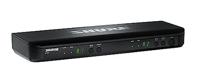 Shure BLX188/CVL Dual Lavalier Audio System J11 Band (596–620 MHz) – BLX88 Dual Receiver, (2) BLX1 Bodypacks & (2) CVL Cardioid Lavalier Mics, Up to 14 Hr Battery, 300 ft Range | Dual-channel receiver with CVL condenser microphones and bodypack transmitte