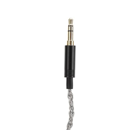 Premium 1 2m Silver Plated Copper Earphone Cable Replacement with 3 5mm to 2 Pin 0 78mm Connector for TFZ QDC UE ClearWiring Compatible in Ear Monitors