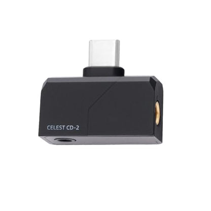 QOA Celest Mini Portable IEM DAC, in Ear Monitor Amplifier, USB C to 3.5/4.4mm Output Headphone Amplifier, High Resolution 32bit/384kHz, HiFi Earbuds Amp for Phone/PC (Black)