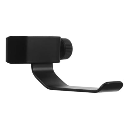 ORFOFE Music Stand Headphone Holder Clamp-on Hanger with Ergonomic Support and High Compression Resistance, Adjustable Iron and Plastic Hook Fits to 2" Tubes for Home Studios