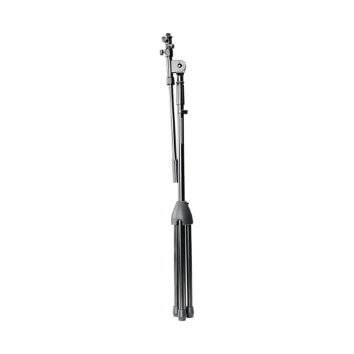 Gator Frameworks Rok-It Series Telescoping Tripod Mic Stand Adjustable with 32" to 62" Height and Extendable Boom Arm, Fully Collapsible for Convenient Travel (RI-MIC-1020) - style: Boom microphone stand with a telescoping boom arm