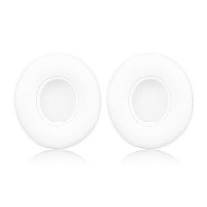 Krone Kalpasmos Earpad Replacement for Beats Solo 2 & 3 Wireless/Wired Headphone, Ear Cushion Premium Protein Leather Memory Foam with Kits, Superb Comfortable Easy to Install – White - color: White