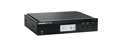 Shure BLX14R/W85M Rack-Mount Lavalier Audio System J11 Band (596–620 MHz) – BLX4R Receiver, BLX1 Bodypack & WL185m Cardioid Lavalier Mic, Up to 14 Hr Battery, 300 ft Range