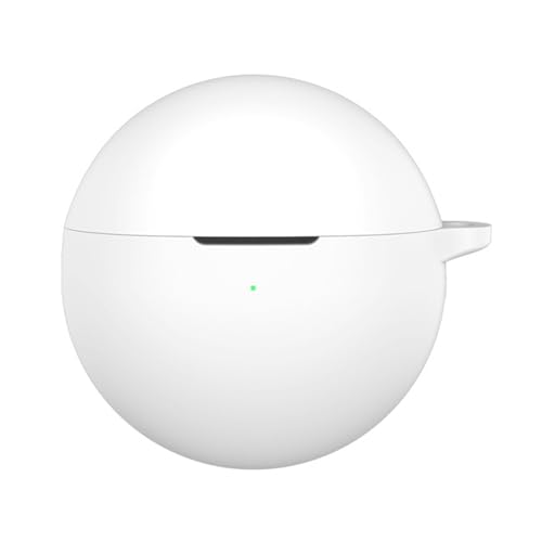 Durability Silicone Protective Cover for Wireless Earbuds Pouches AntiScratch Lightweight Case Easy - color: White