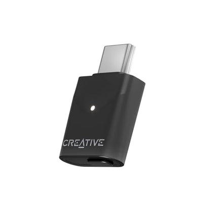 Creative BT-W6 wireless Bluetooth 5.4 and LE audio transmitter with Snapdragon audio, aptX Lossless, low latency and up to 24-bit/96kHz audio, works with PC/Mac/game consoles