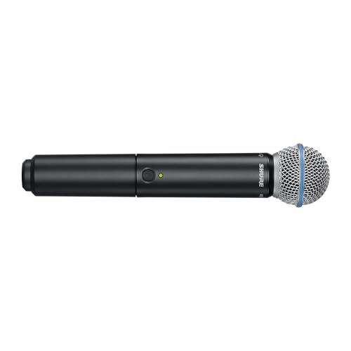 Shure BLX288/B58 Dual-Channel Wireless Audio System J11 Band (596–620 MHz) – BLX88 Receiver, (2) BLX2 Transmitters with Beta 58A Mic, Up to 14 Hr Battery, 300 ft Range | BLX88 Receiver, (2) BLX2 Transmitters with Beta 58A Mic, Up to 14 Hr Battery, 300 ft