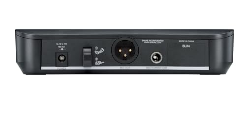 Shure BLX14/CVL Wireless Lavalier Microphone System - H10 Band | 14-hour battery and 300 ft UHF range with CVL lavalier mic, bodypack and single-channel receiver for presenting