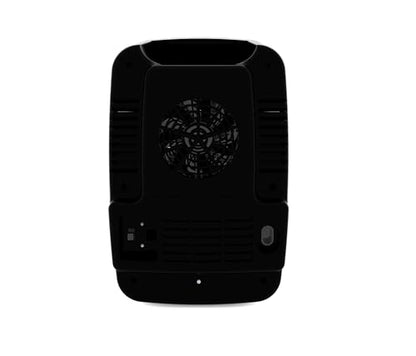 Frigidaire Mini Portable Compact Personal Fridge Cooler, 4 Liter Capacity Chills Six 12 oz Cans, Includes Plugs for Home Outlet & 12V Car Charger - BLACK, BUILT IN BLUETOOTH SPEAKER - color: Black