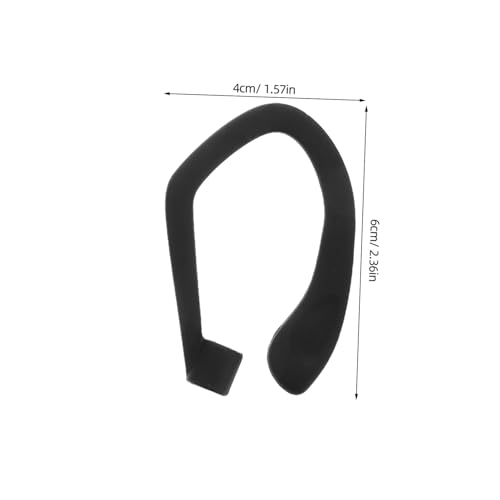 jojofuny 1pair Soft Silicone Ear Hooks for Earphones Loss Prevention Compatible Earbuds for Running Gym Jogging and Cycling