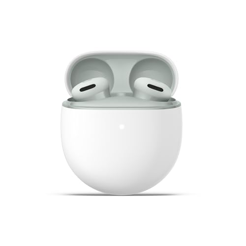 Google Pixel Buds 2a - Wireless Bluetooth Earbuds - Fog | Active Noise Cancellation, transparency mode, comfortable fit, 20-hour battery, water resistant, help from Gemini - color: Fog