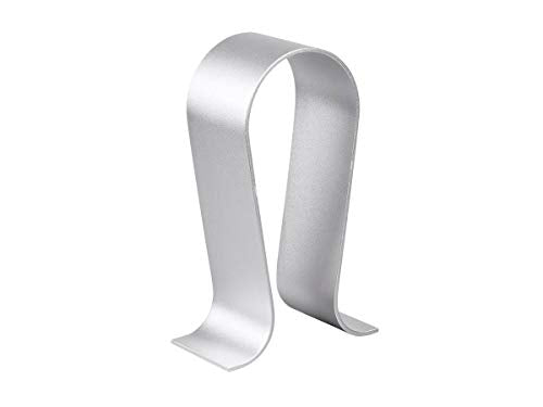 Monoprice Headphone Stand - Silver, Full Aluminum Construction, Solid and Stable, Fits Most Headphones - color: Silver