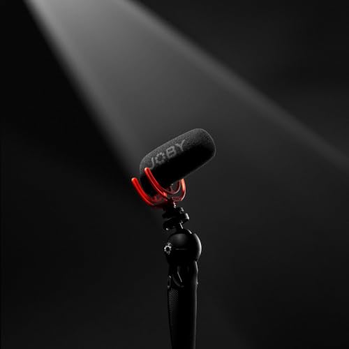 JOBY Wavo On-Camera Vlogging Compact Microphone Super Cardioid Pattern with Rycote Duo-Lyre for Smartphone, CSC, Mirrorless, Vlogging, Youtuber, Podcast, IRL, Content Creators | Supplied with both a cable for mobile phones (TRRS) and cameras (TRS) this, I