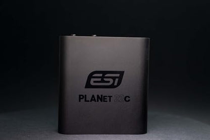 ESI planet 22c | Reference Quality Dante Audio Interface | Dante IP audio network with 24-bit/96kHz converters for recording, live sound and audio measurement - style: PLANET 22C