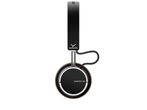 beyerdynamic AVENTHO 100 Premium On Ear Wireless Bluetooth Headphones with Active Noise Cancelling ANC, up to 60 Hours of Playtime, USB-C Charging, Foldable Design, Personalized Sound via App (Brown) - color: Brown