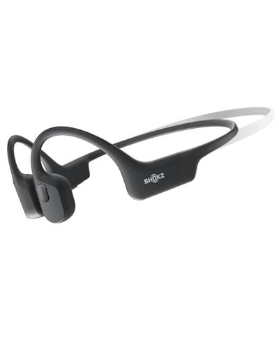 SHOKZ OpenRun Mini (AfterShokz Aeropex Mini) -Bone Conduction Open-Ear Bluetooth Sport Headphones - Waterproof Wireless Earphones for Workouts and Running - Built-in Mic (Renewed)