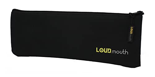 Loudmouth Long Zippered Pouch for Large Wireless Microphones | Mic Bag | 12.5" x 4" - size: 1 Pack