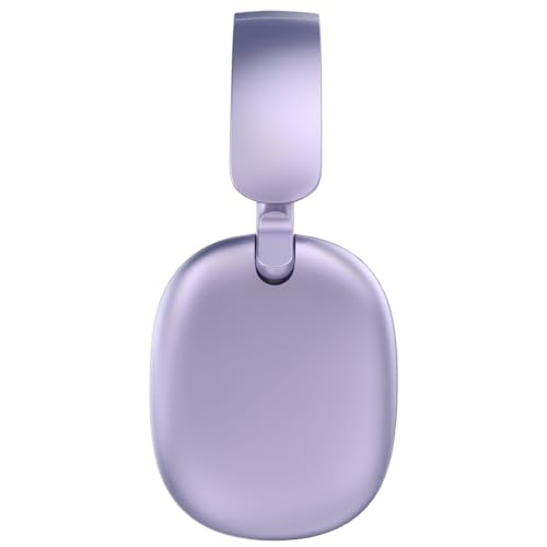 C6 Active Noise Cancelling Headphones, Wireless Over Ear Bluetooth Headphones, 60H Playtime, Lightweight Folding Deep Bass Comfort Fit Ear Cups Headset with Mic for iPad/Travel/PC/Home Purple - color: Purple