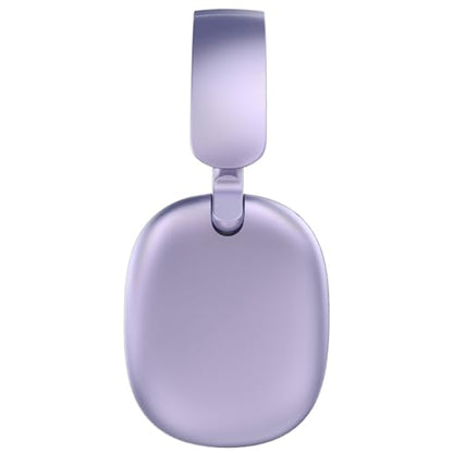 C6 Active Noise Cancelling Headphones, Wireless Over Ear Bluetooth Headphones, 60H Playtime, Lightweight Folding Deep Bass Comfort Fit Ear Cups Headset with Mic for iPad/Travel/PC/Home Purple - color: Purple