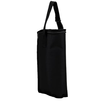 Yosoo Black Folding Nylon Blender Storage Bag with Carrying Strap for Portable Mixer