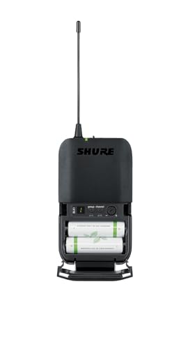 Shure BLX14R/B98 Rack-Mount Instrument Audio System H10 Band (542–572 MHz) – BLX4R Receiver, BLX1 Bodypack & BETA 98H/C Clip-On Mic for Brass, Woodwinds & Percussion, Up to 14 Hr Battery, 300 ft Range - style: Rack Mount