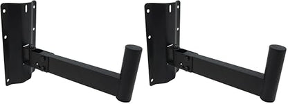 Harmony Audio HA-WB Wall Mount Pivot & Swivel PA Speaker Stand with Mounting Hardware (Pack of 2) - size: 6.56 x 11.69 x 2.96 inches (Pack of 2)