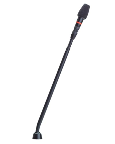 Shure MX410LP/C Cardioid Condenser Microphone, 10" Gooseneck with Bi-Color Status Indicator, Less Preamp - size: 10" Gooseneck, style: Cardioid