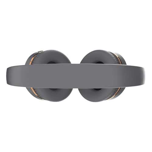 H7 Foldable Bluetooth Over-the-Ear Wireless Headphones, Gray | 30H Playtime,HiFi Sound,1.5m Audio-Cable,Soft Lightweigt Headset,for Cellphone,Travel,Women&Men,Android&iOS - color: Gray
