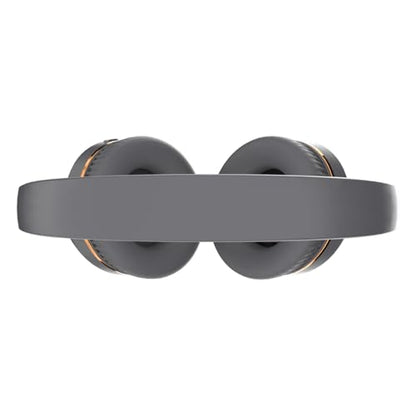H7 Foldable Bluetooth Over-the-Ear Wireless Headphones, Gray | 30H Playtime,HiFi Sound,1.5m Audio-Cable,Soft Lightweigt Headset,for Cellphone,Travel,Women&Men,Android&iOS - color: Gray