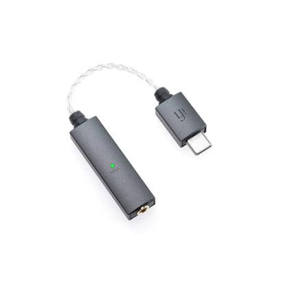 iFi GO Link - Portable DAC & Headphone Amplifier-USB - C to 3.5mm Adapter | Improve Sound from any Device - Gold-plated 3.5mm Headphone Socket – Supports Hi-Resolution 32-bit/384kHz/DSD256/MQA