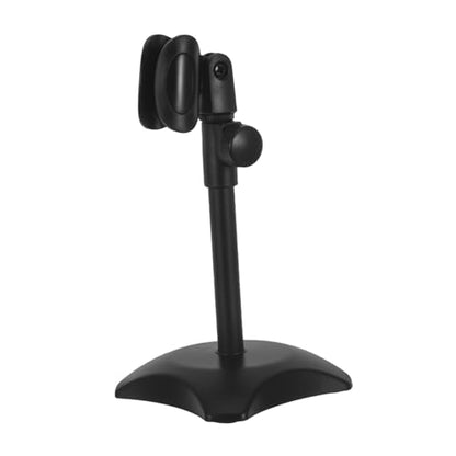 Toyvian Adjustable Desktop Mic Stand for Heavyweight Microphones with Height Adjustable Function and Stable round Base Design, for Desk Setups and Desktop Live Singing