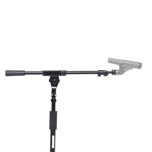 Shure by Gator Low-Profile Tripod Mic Stand with Adjustable Height and Telescoping Boom; (SH-TRIPODSTANDLP) - style: Low Profile + Boom