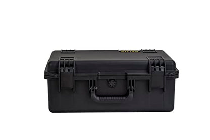 MEIJIA Premium Waterproof Large Hard Camera Case,Hard Protective Case with customizable fit foam,Full Protection with Light&Convenient Design,Elegant Black (21.2"x16.0"x8.3") - size: 21.2"x16.0"x8.3"