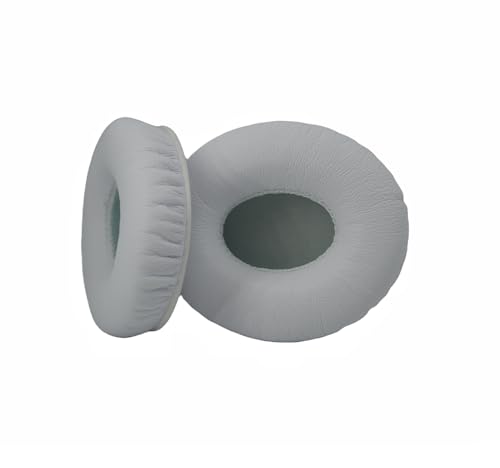 Solo1.0 Wired Replacement Ear Pads Cushions Covers Headphone Accessories Compatible with Monster Beats by Dr.Dre Solo 1.0 Solo HD On-Ear Headphones - Protein Leather Memory Foam - White