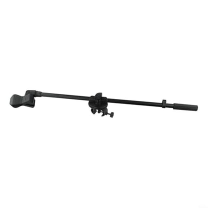 Adjustable Microphone Stand Boom Arm Mount With Holder Extension Bracket 360 Degree Rotating Desktop Mic Stand Clip For Studio Broadcasting Recording Live Streaming 55CM Length(Mic Clip B) - size: Mic Clip B