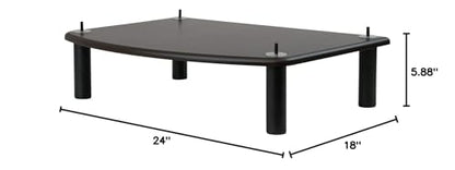 Pangea Audio Vulcan Add-On Shelf with 5.25" Posts Espresso - color: Espresso