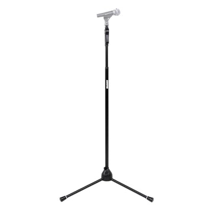 Shure by Gator Deluxe Tripod Mic Stand with Pistol Grip One-Handed Clutch; (SH-TRIPODSTANDDX) - style: Deluxe Clutch