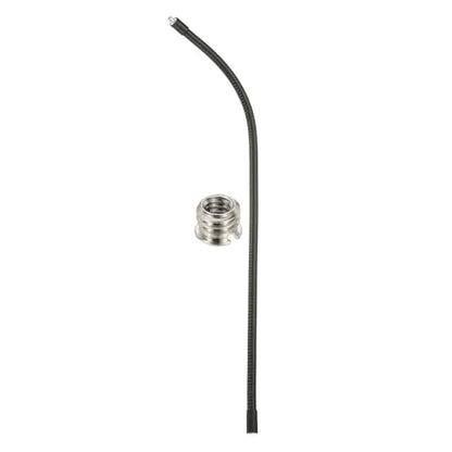 PATIKIL 20" Gooseneck, 1/4"-20 Female to Male Thread Metal Universal Hose Flexible Arm Gooseneck Tube Extension Holder with Reducing Screws for Action Camera, Phone, Microphone, Black - size: 50cm