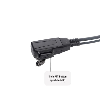 D-Shape Earpiece Headset with Mic PTT Walkie Talkie Two-Way Radio (20packs) | 2-Pin,Baofeng Kenwood UV-5R BF-888S BF-F8HP BF-F9 TK-3140 TK-3400 TK-3402