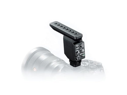 Sony ECM-B1M Compact Shotgun Microphone with Digital Audio Interface,Black - style: ‘w/ microphone’