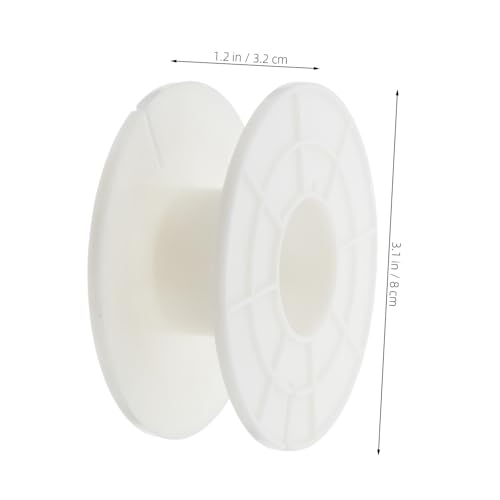 VILLCASE 3PCS Portable Cable Reel Compact Plastic Wire Storage Spools Lightweight Audio Cord Organizer for Home Office Use