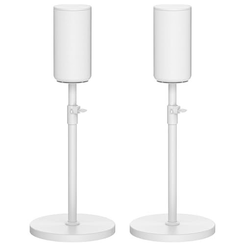 Height Adjustable Floor Speaker Stands Pair for Sony HT-A9 Speaker Stands - Heavy-Duty Surround Sound Speaker Stand for Sony HT-A9 Stands with Cable Management (Stand Only)