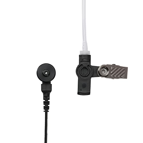 Nylon Braided PTT Surveillance Earpiece for Motorola 2-Pin Radios - style: 1 Pack