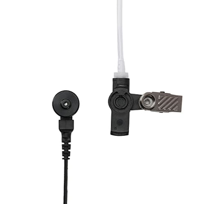 Nylon Braided PTT Surveillance Earpiece for Motorola 2-Pin Radios - style: 1 Pack
