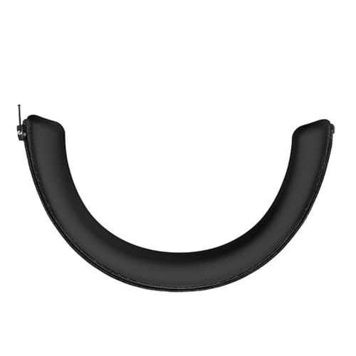 Silicone Headphones Headband Covers Replacement Headband Sleeve with Zippers for WH1000XM6 Headsets Silicone Headphone Cushion - color: Black