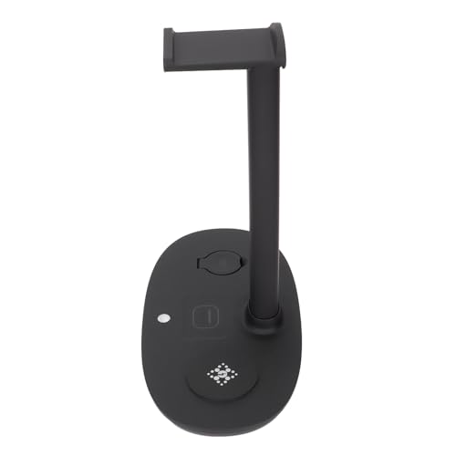 GOWENIC Wireless Charger Headphone Stand, 15W Fast Charge Detachable, Wireless Charger Dock Station for Office Gaming Desk, Headphone Charging Hanger for Gaming Headset Controller