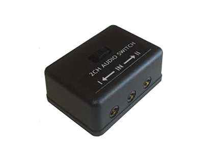 Two channel Audio Switch Box 1/8' 3.5mm ab Speaker switcher TRS & TRRS Switch Headphones jack
