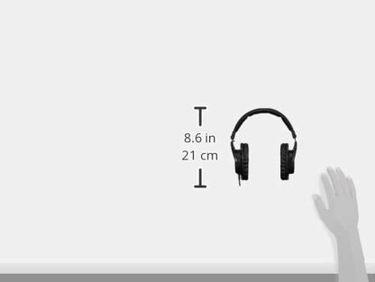 Marantz Pro Monitor Headphones, Enclosed Over-Ear Headphones, Wired 40mm Diameter Driver, Musical Instrument Playing, Distribution, DJ, Gaming, Telework, MPH-1 - style: 40mm headphones