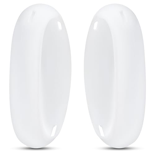 WC ShellZ Max - Protective Shell Covers for AirPods Max 1 & 2 | Made by Wicked Cushions | Made with Premium Silicone | White - color: White