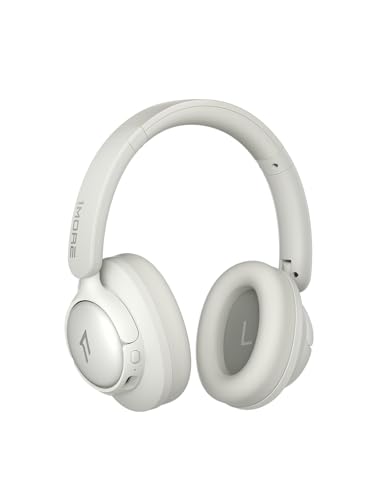 1MORE Wireless Bluetooth Noise-canceling Headphones - HQ31 SonoFlow SE Over-Ear Headphones with Hi-Res Audio, 90H Playtime, Clear Calls, Preset EQ Via App, Comfort for Home Office Travel(Oat White) - color: Oat White