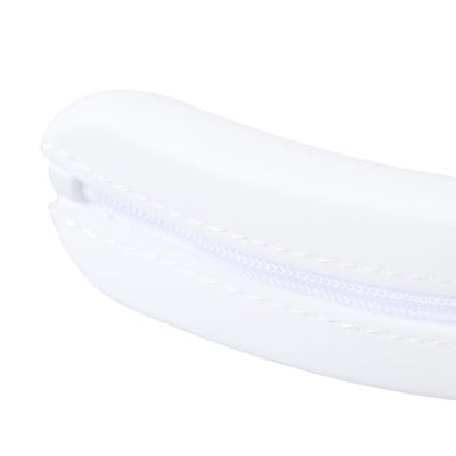 Tangxi Headband Cover Compatible with INZONE H7 H9 Gaming Headsets, Replacement Headphone Headband Cushion Pad Cover, Silicone Headband Protector with Zipper (White) - color: White